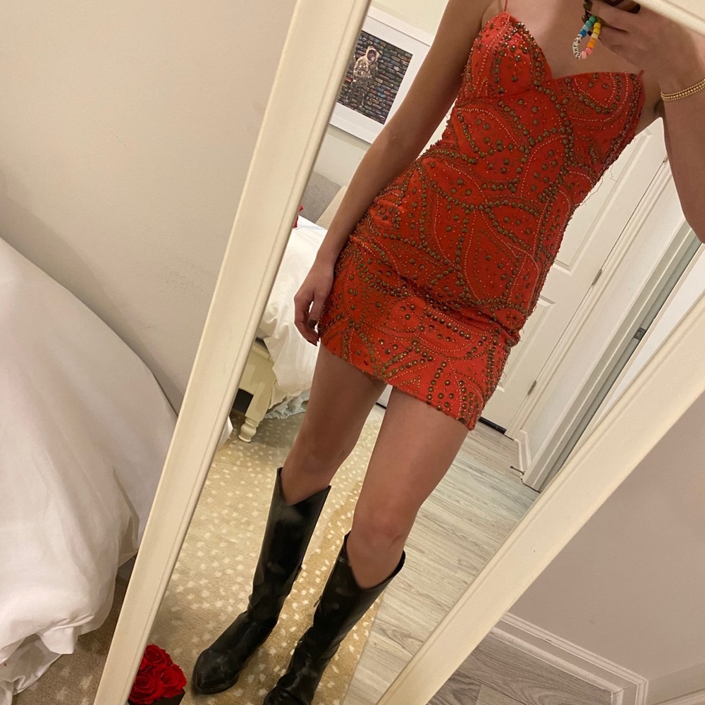 VINTAGE BEADED DRESS